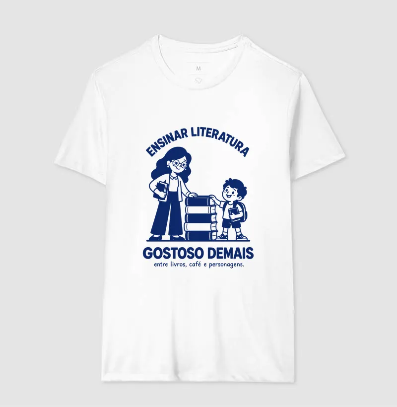 Camiseta Ensinar Literatura, Gostoso Demais - Imagem 2
