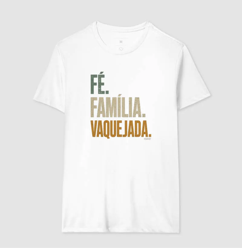 Camisa Algodão - Fé. Família. Vaquejada. - Imagem 5