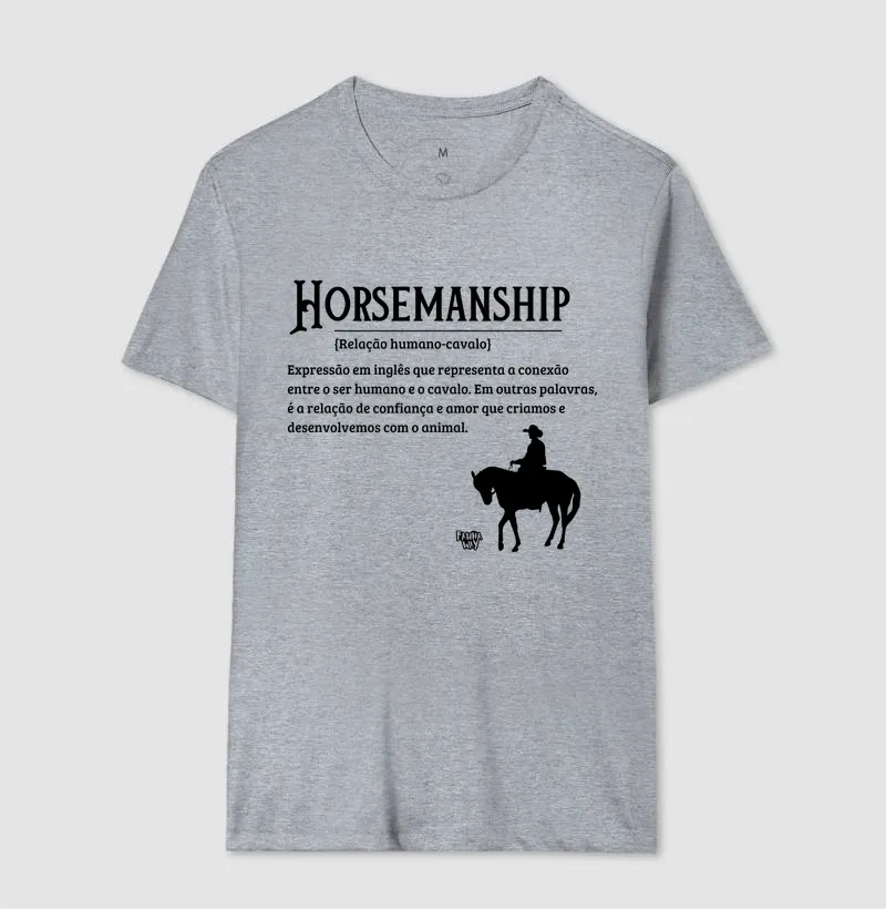 Camiseta Horsemanship Cavalo Equestre Medicina Veterinária Algodão - Fauna Way - Imagem 8