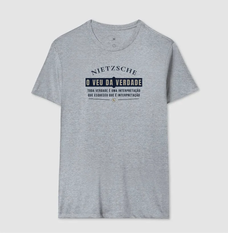 Camiseta Filosófica Nietzsche | Estampa O Véu da Verdade - Imagem 11