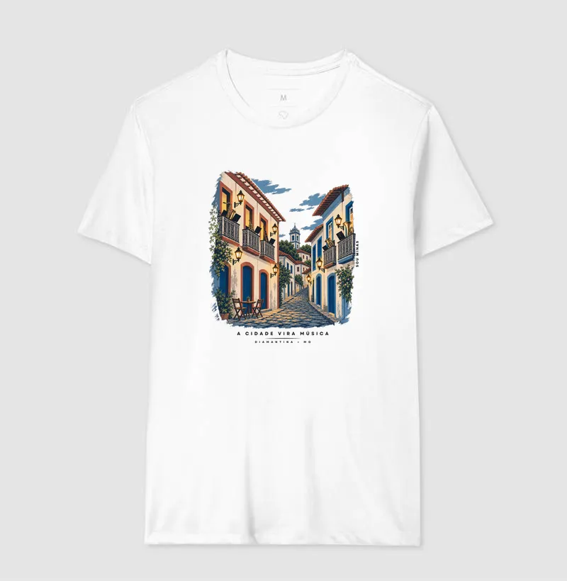 Camiseta A Cidade Vira Música | Diamantina MG | Música das Gerais - Imagem 7