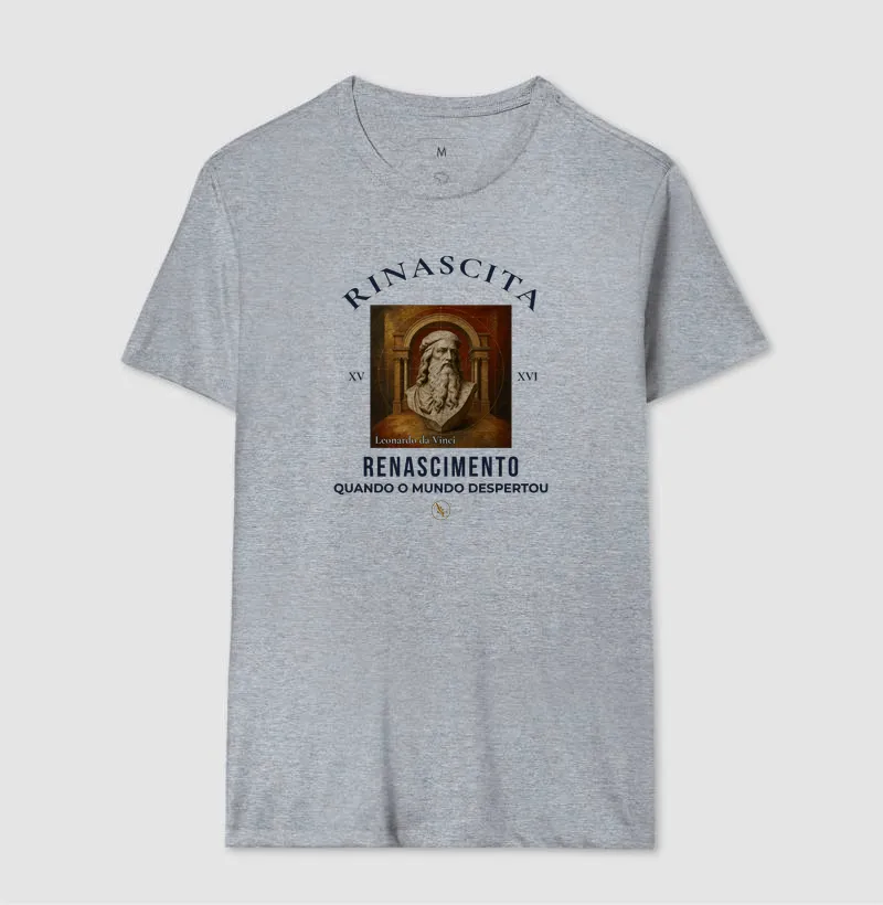Camiseta Rinascita — O Renascer do Pensamento (Arte & Compor) - Imagem 11