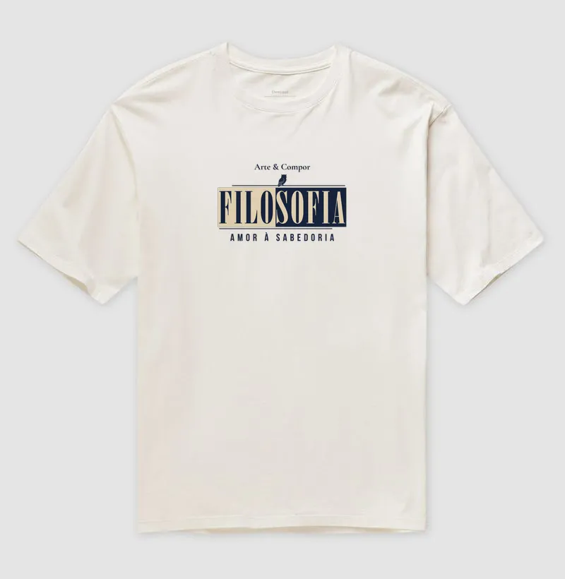 Camiseta Amor à Sabedoria – Filosofia para Quem Pensa - Imagem 6