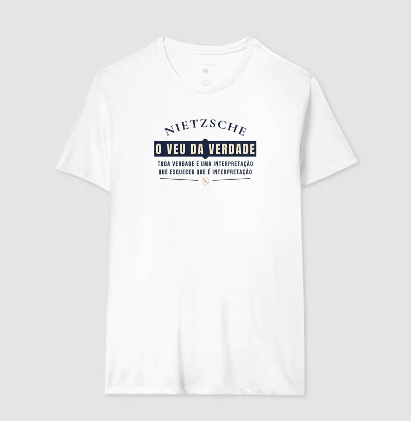 Camiseta Filosófica Nietzsche | Estampa O Véu da Verdade - Imagem 7