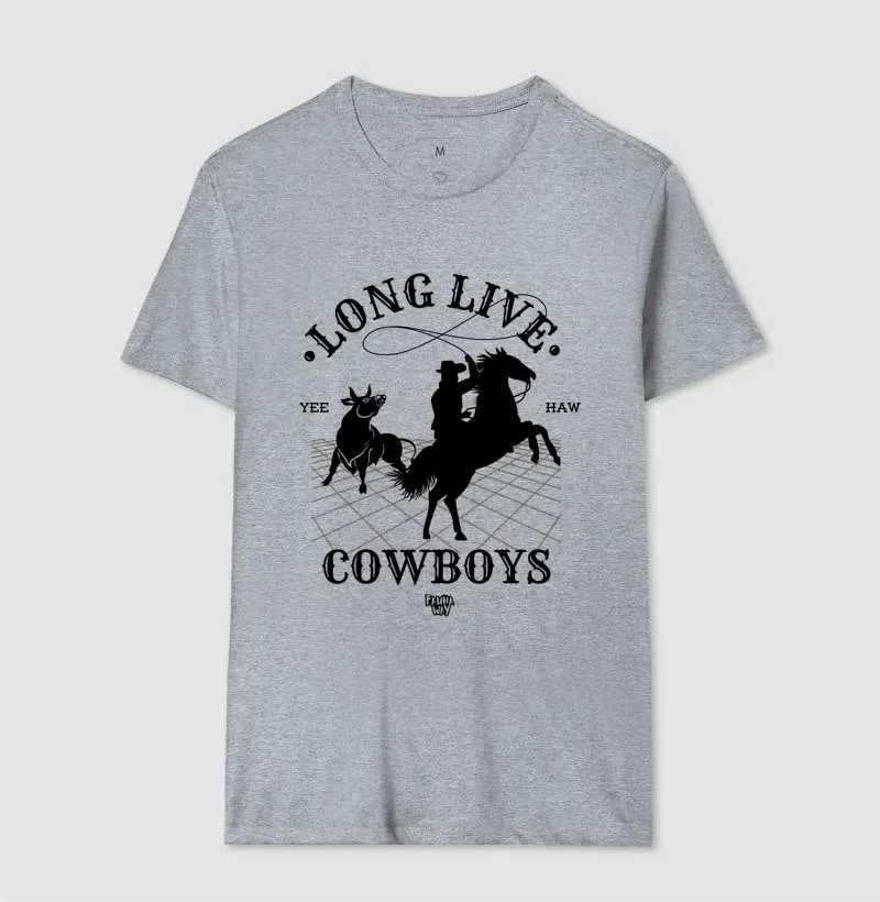 Camiseta Vida Longa aos Cowboys Cavalo Country Veterinária Algodão - Fauna Way - Imagem 8