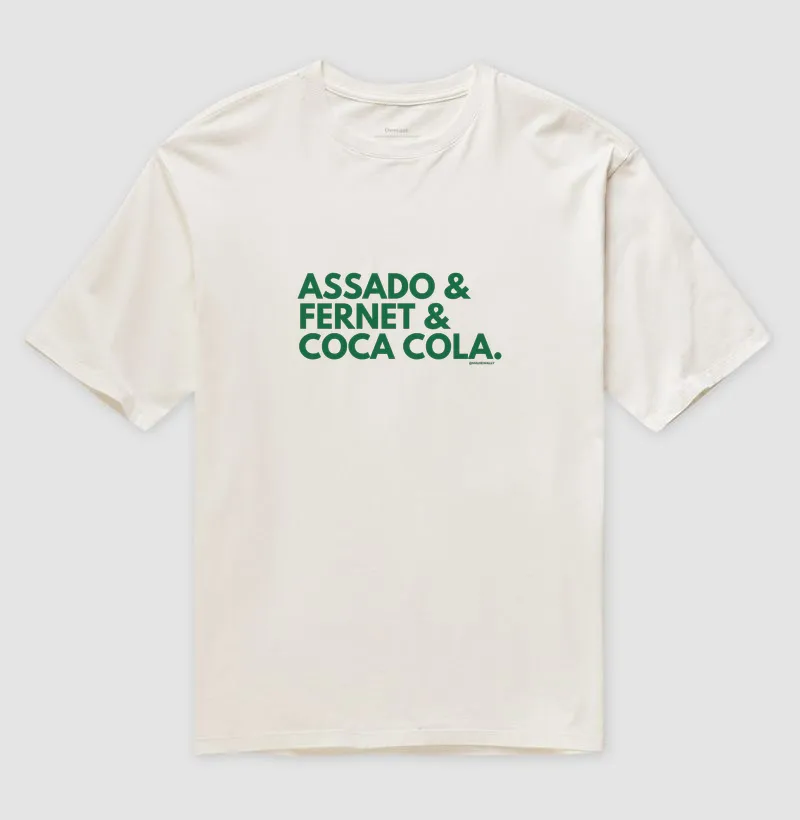 Assado Fernet e Coca verde