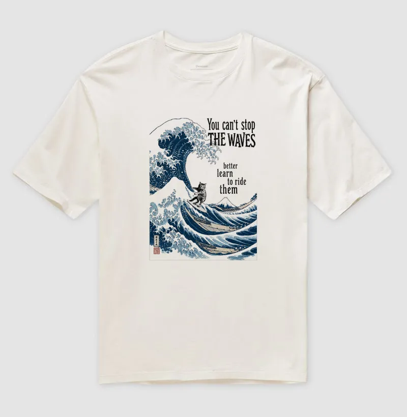 Ride the Waves - Katsushika Hokusai
