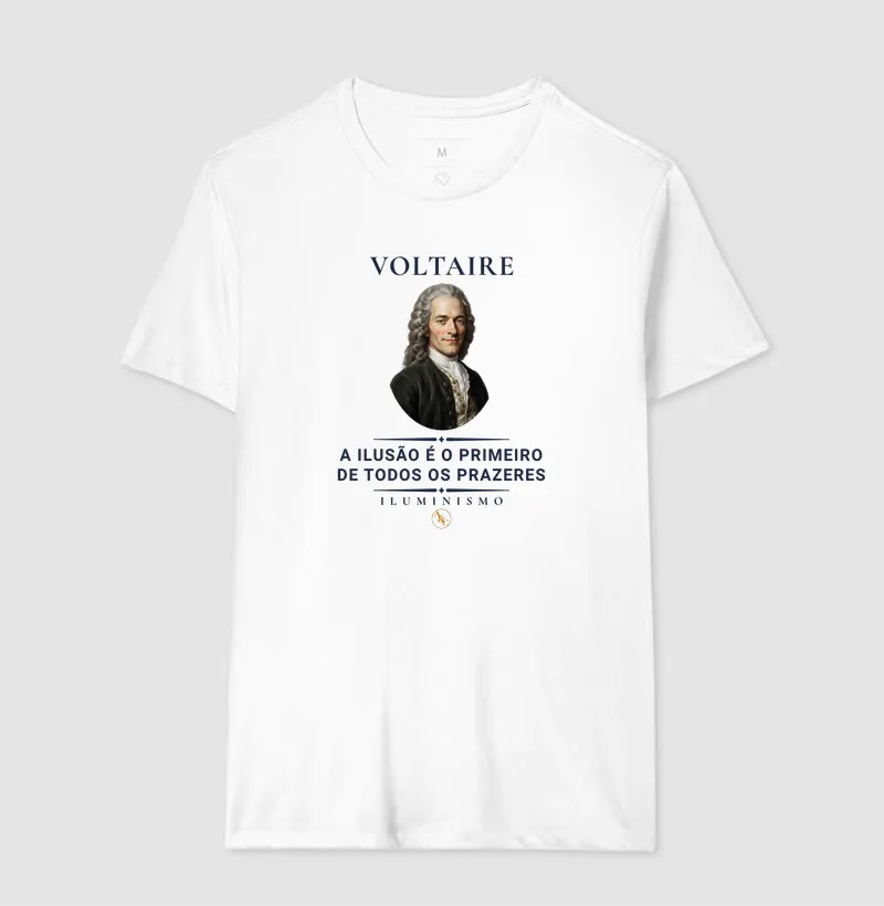 Camiseta Filosófica Voltaire: Esmagai a Infame | Razão & Liberdade - Imagem 7