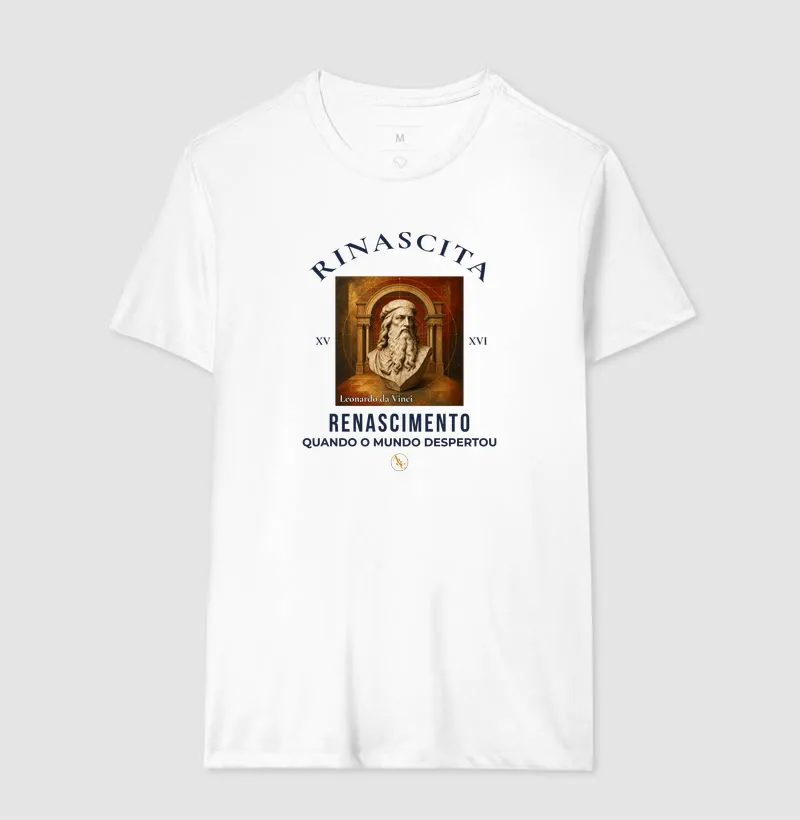 Camiseta Rinascita — O Renascer do Pensamento (Arte & Compor) - Imagem 7