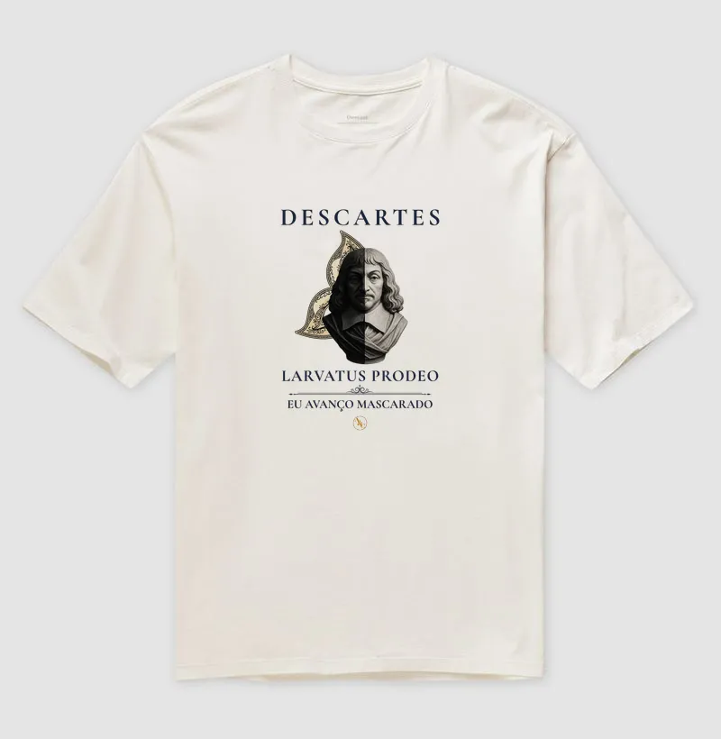 Camiseta A Máscara da Razão | Descartes - Imagem 3