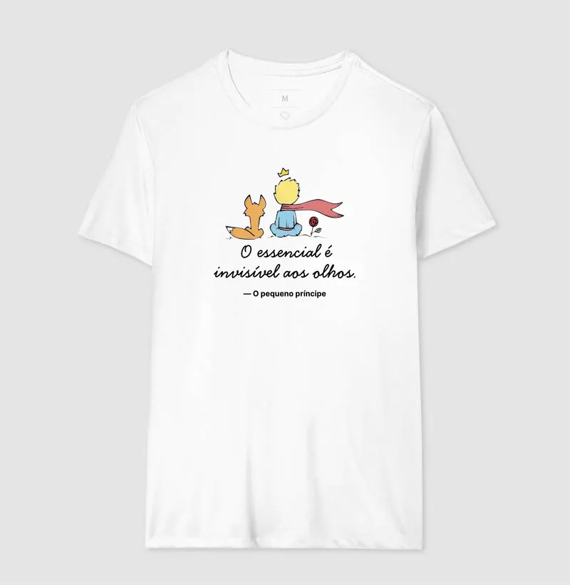 Camiseta O Pequeno Príncipe - O essencial é invisível aos olhos - Imagem 2