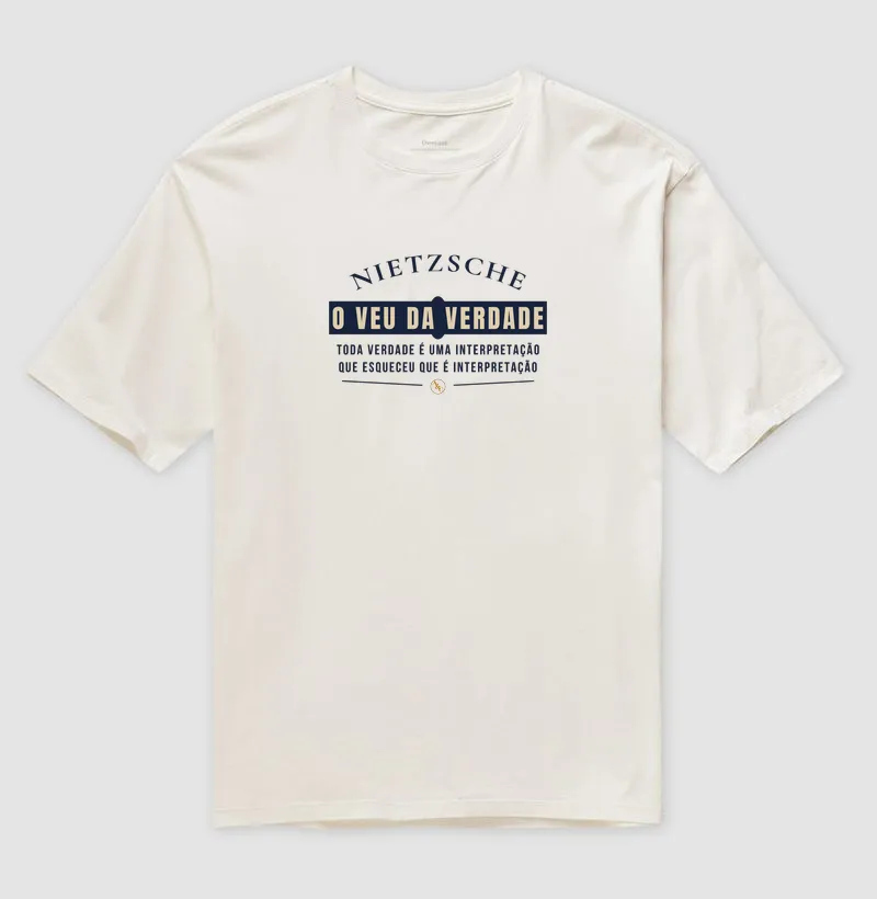 Camiseta Filosófica Nietzsche | Estampa O Véu da Verdade - Imagem 5