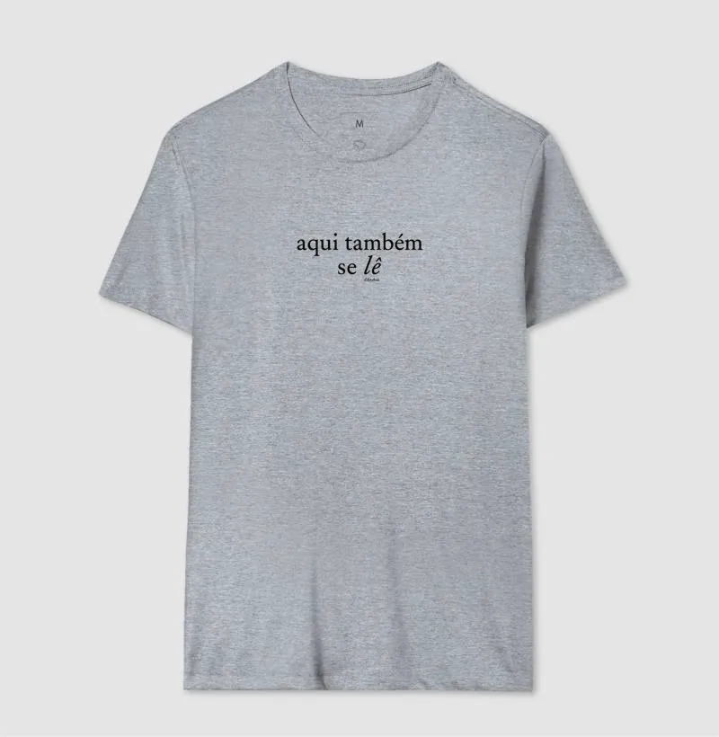 Camiseta Aqui Também Se Lê - Imagem 8