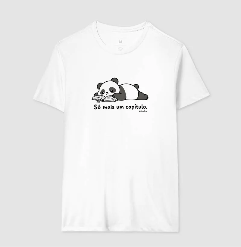 Camiseta Só Mais um Capítulo — Panda Leito - Imagem 4
