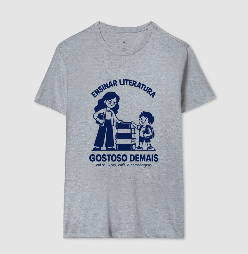 Camiseta Ensinar Literatura, Gostoso Demais - Imagem 4