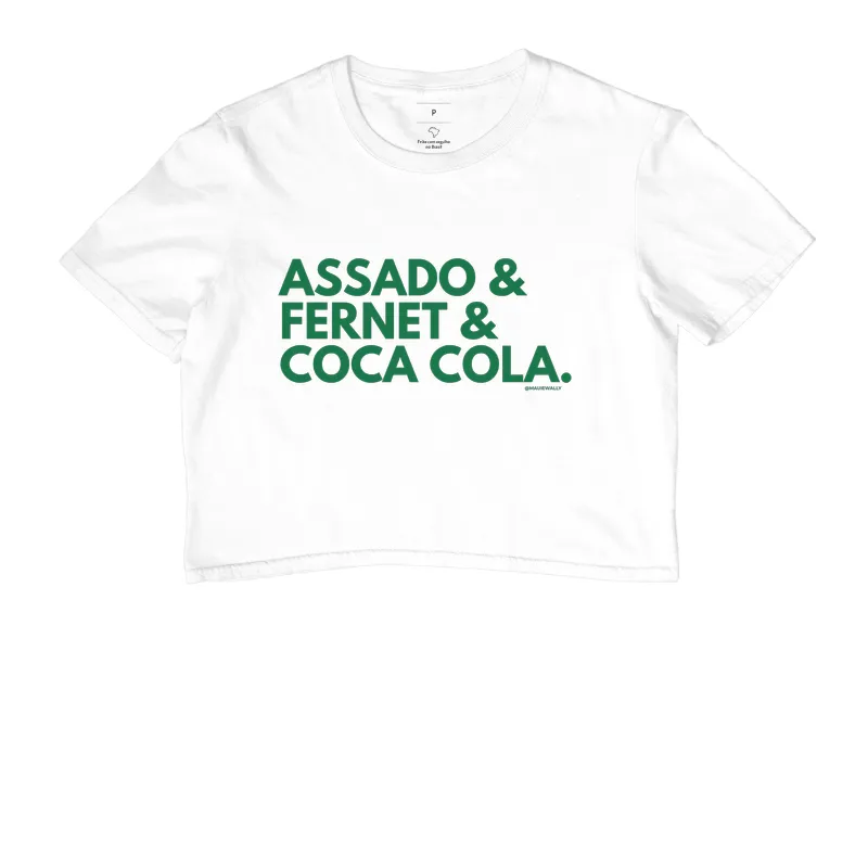 Assado Fernet e Coca verde
