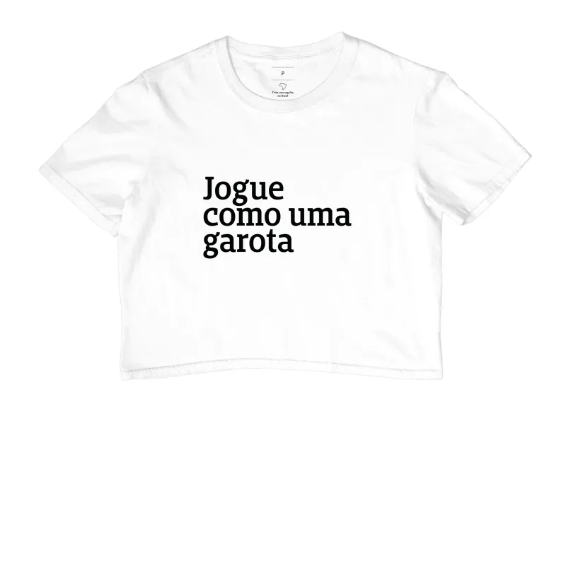 Cropped Jogue como uma Garota - Imagem 3