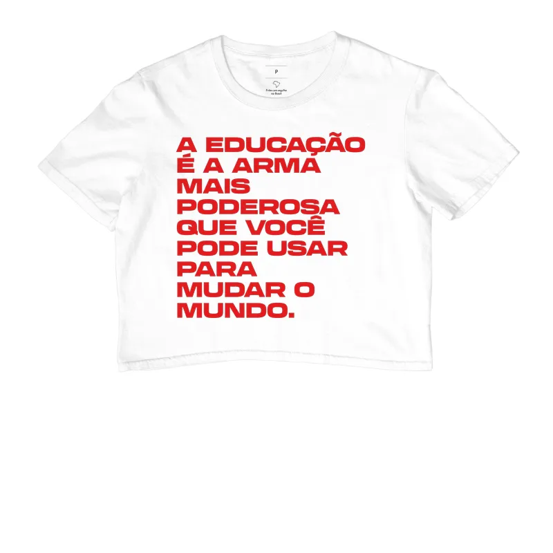 A educação é a armamais poderosaque você pode usar para mudar o mundo. - Imagem 3