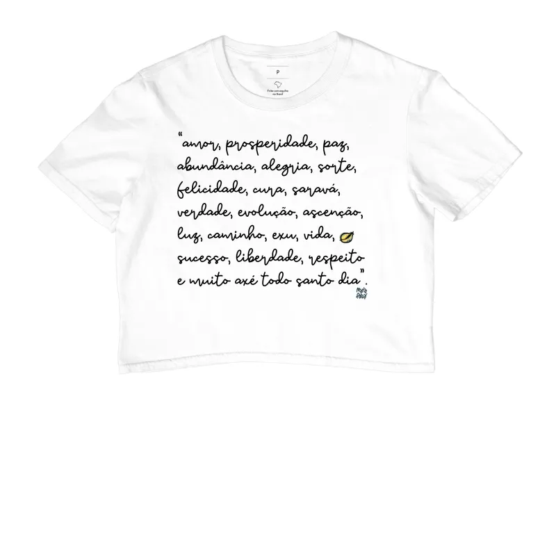 Cropped Pedidos de Ano Novo Maria Patuá