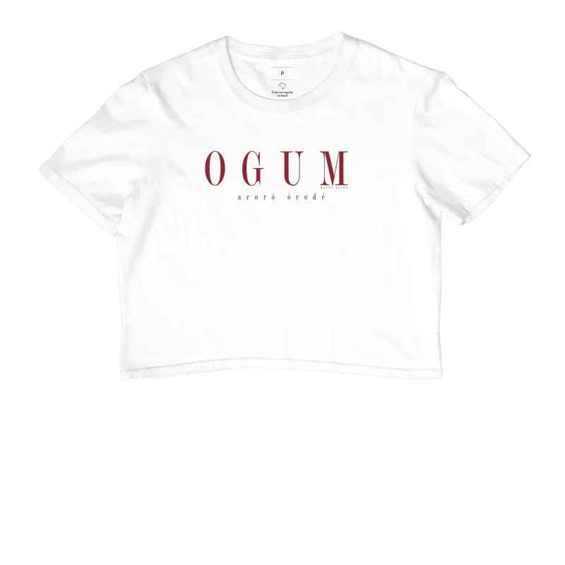 Cropped Ogum No Peito Maria Patuá
