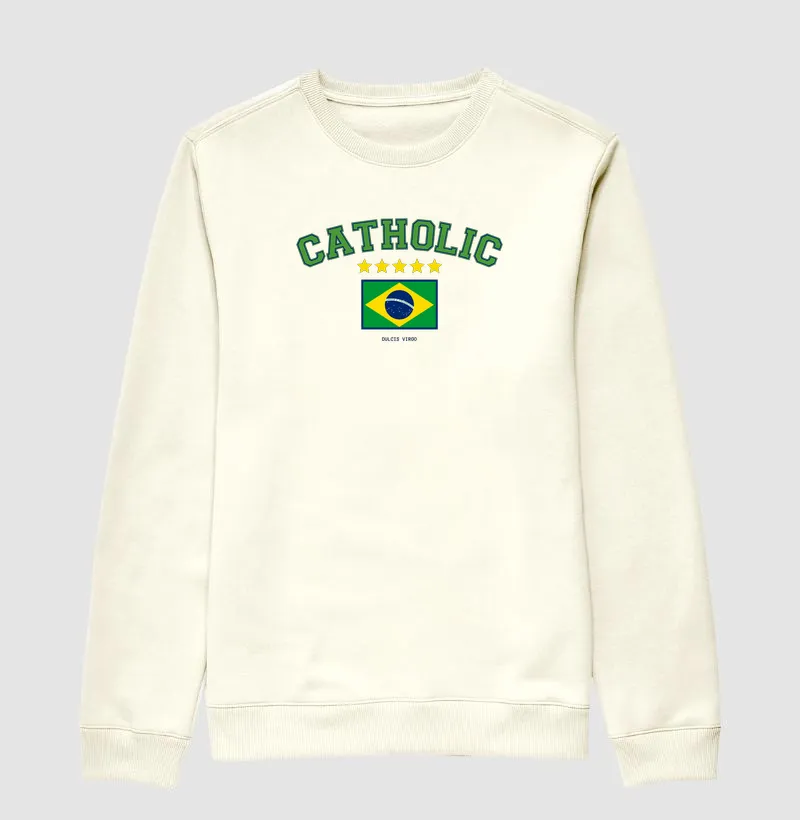 Camiseta Brasil + CATHOLIC 2026