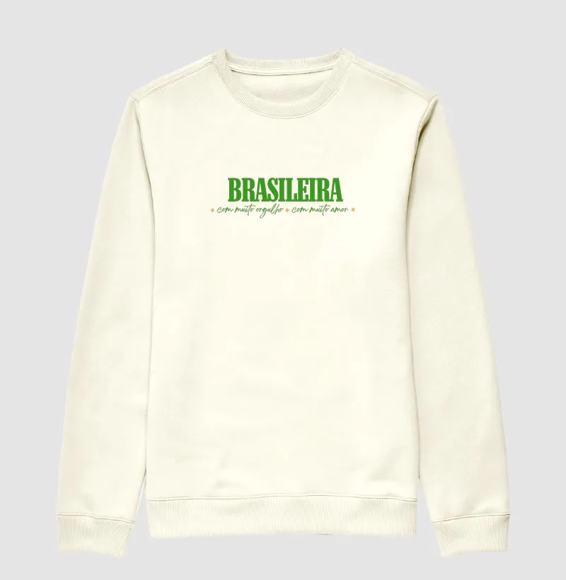 Suéter de moletom Brasileira