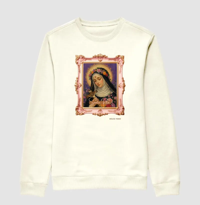 Santa Rita de Cássia - Pintura com Moldura