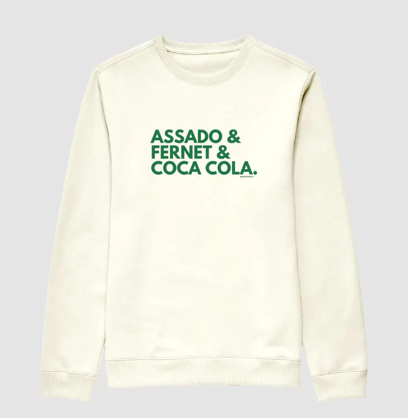 Assado Fernet e Coca verde