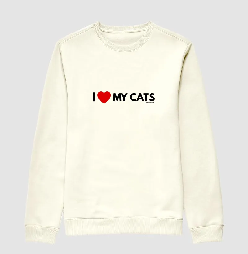 I LOVE MY CATS (red)