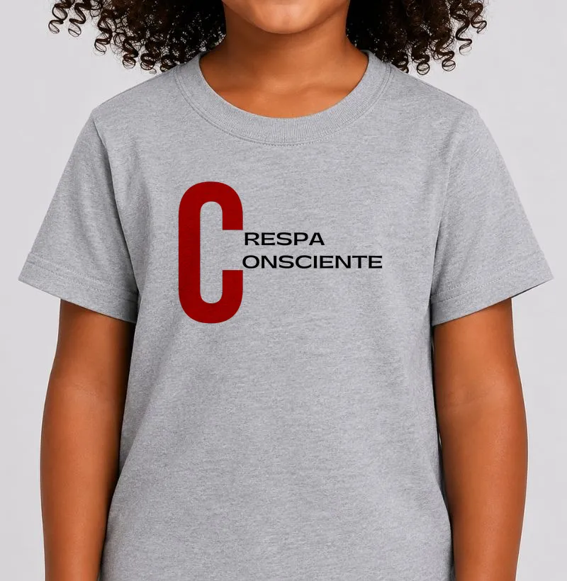 Crespa Consciente - Camiseta Infantil