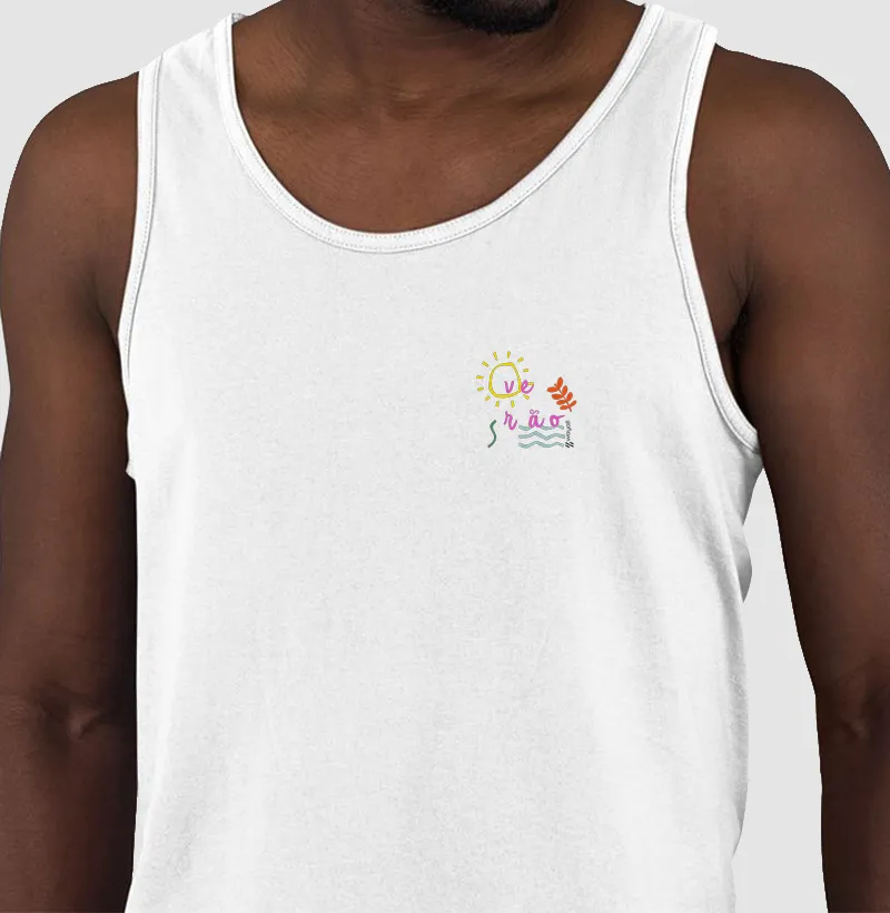 Camiseta Regata - Verão em Cores 