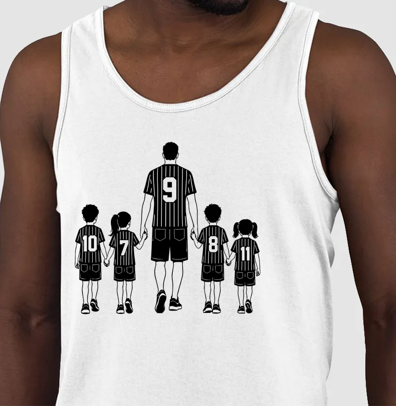 Pai e 4 filhos