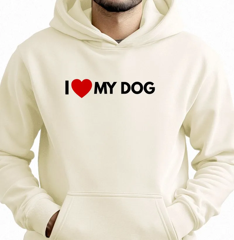 I Love my Dog (red)