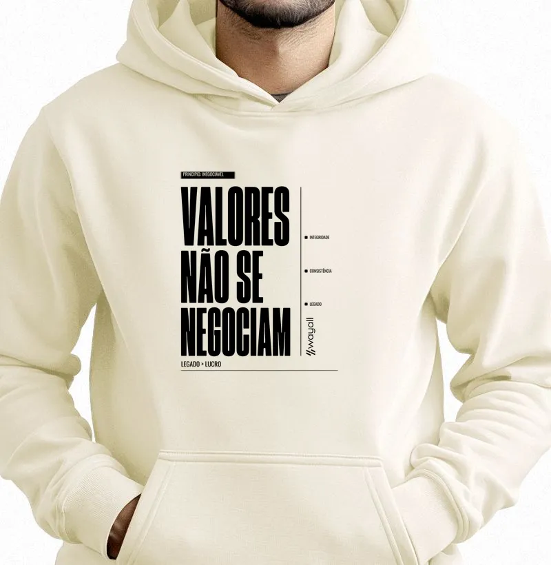 Valores não se negociam