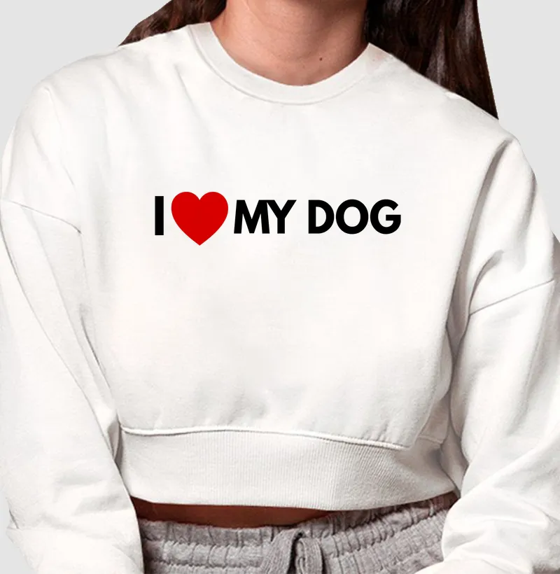 I Love my Dog (red)