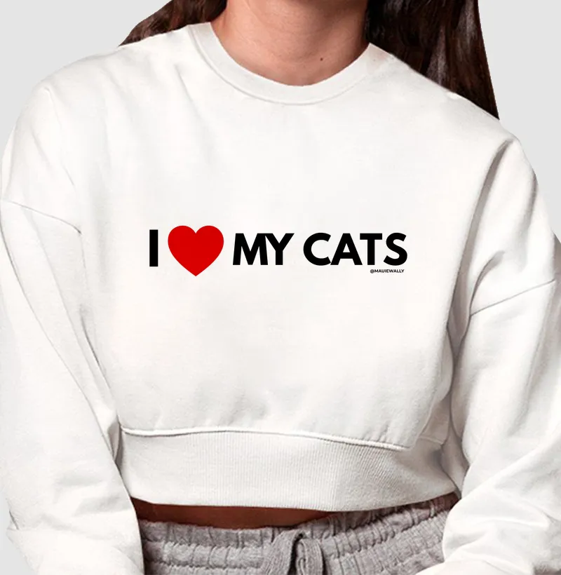 I LOVE MY CATS (red)