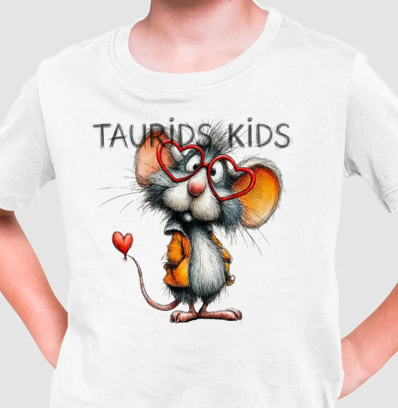 CAMISETA TAURIDS KIDS RATINHO OCULOS 