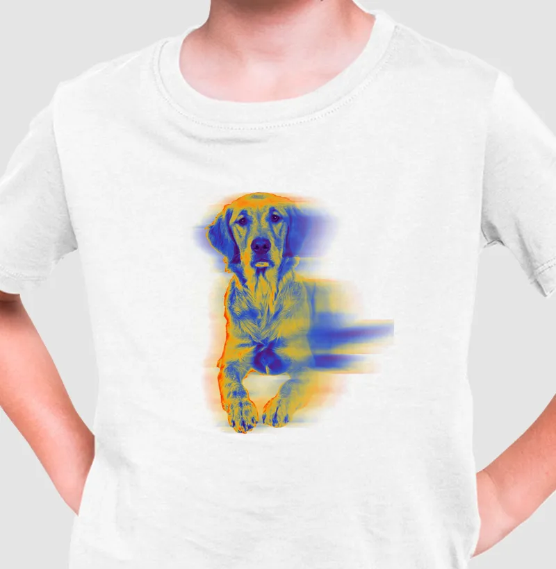 Neon Golden Retriever