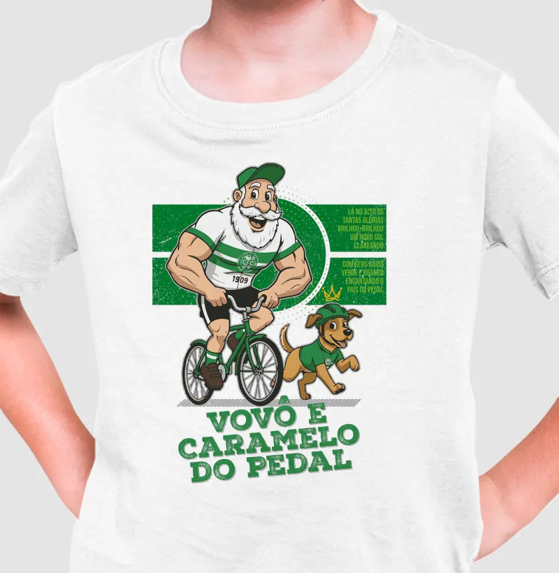 Vovô e caramelo do pedal