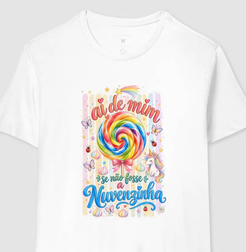 Ai de Mim se não Fosse a Nuvenzinha Maria Patuá - Camiseta
