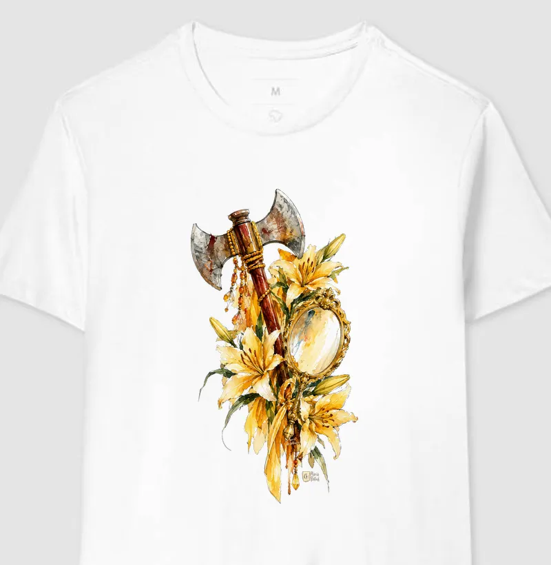 Xangô e Oxum Elementos Maria Patuá - Camiseta