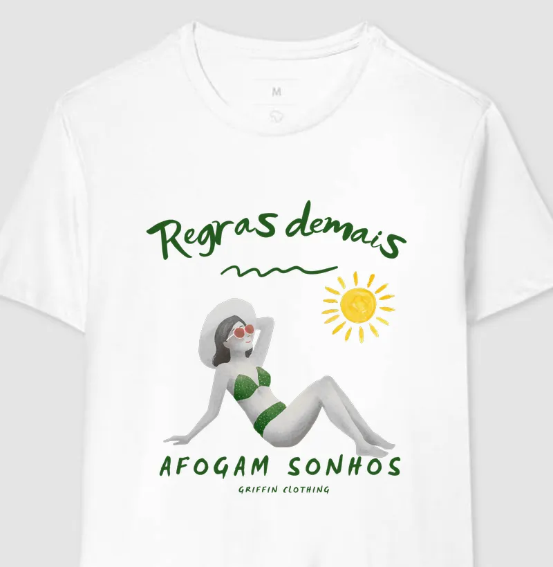 CAMISETA FEMININA REGRAS