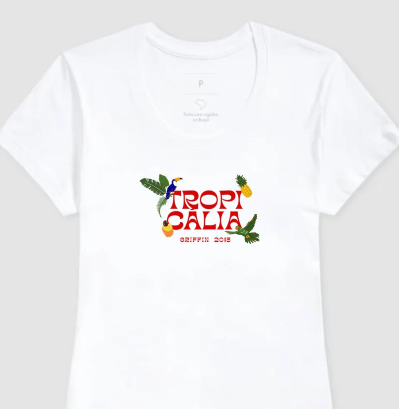 CAMISETA FEMININA TROPICALIA
