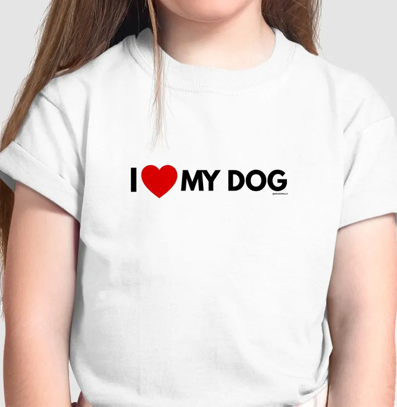 I Love my Dog (red)