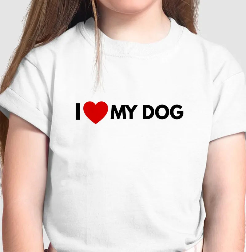 I Love my Dog (red)