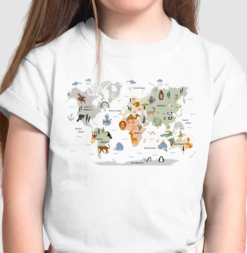 Mapa Mundí Animais