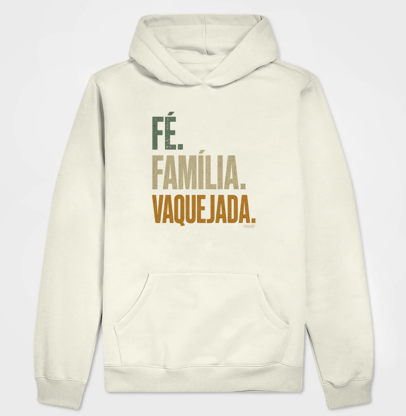 Moletom com Capuz - Fé. Família. Vaquejada. - Imagem 3