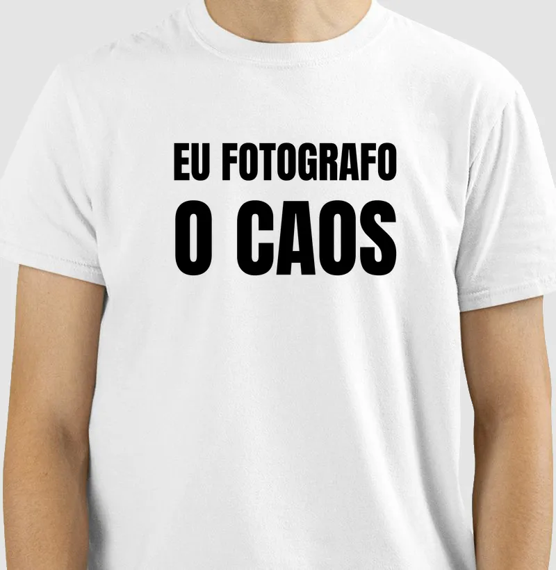 Eu fotografo o caos