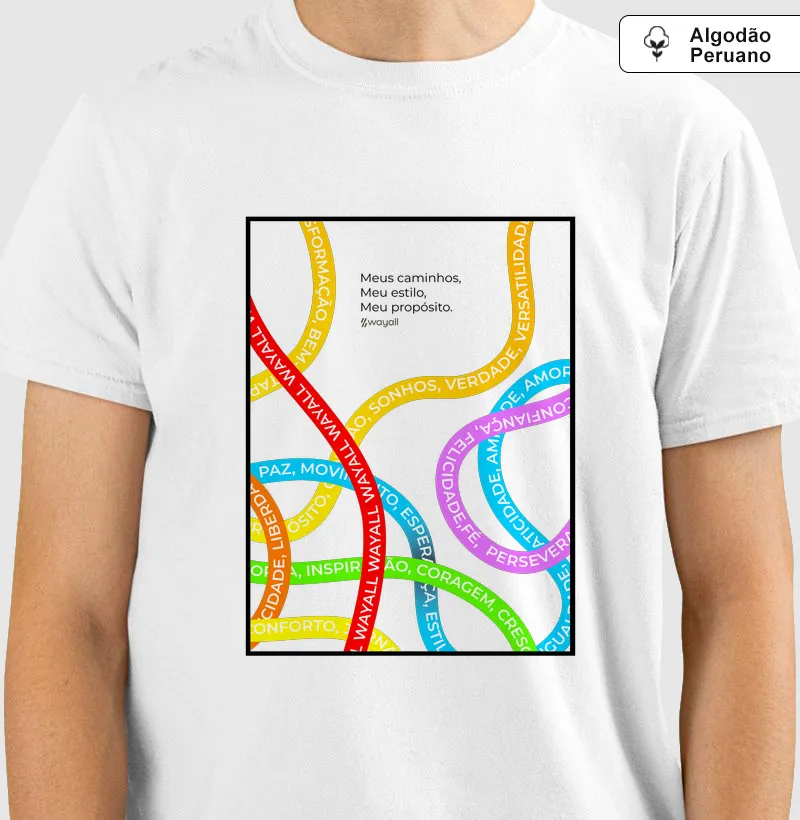 Camiseta WayAll Premium - Meu caminho, meu estilo, meu propósito