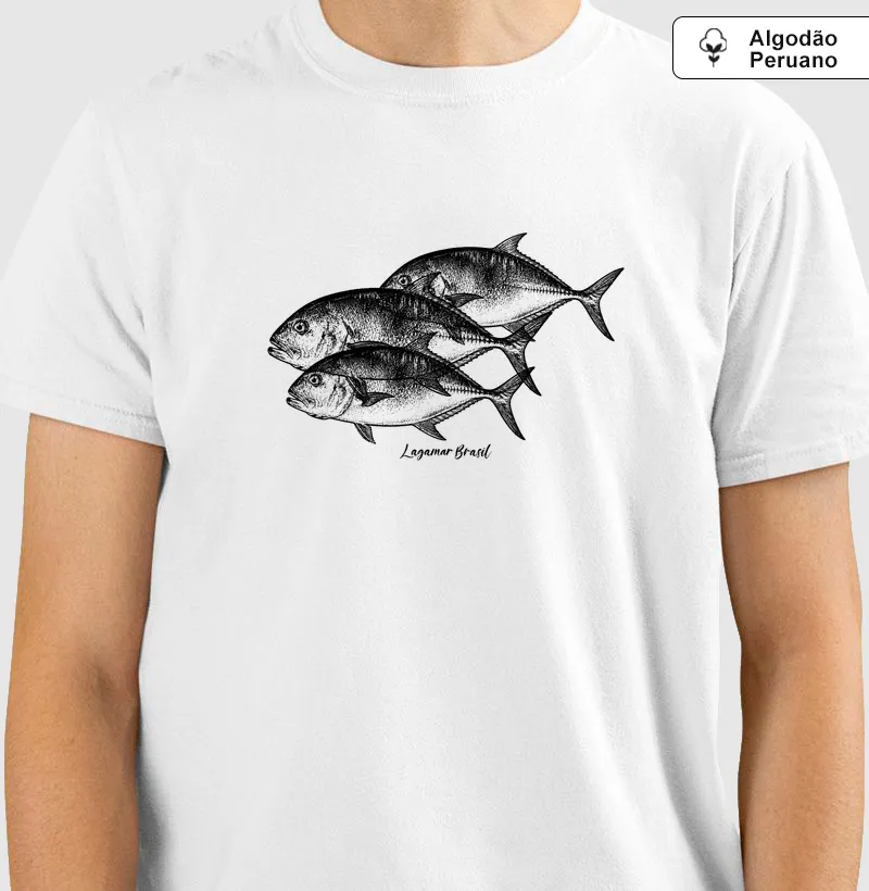 Camiseta Xaréu em algodão peruano